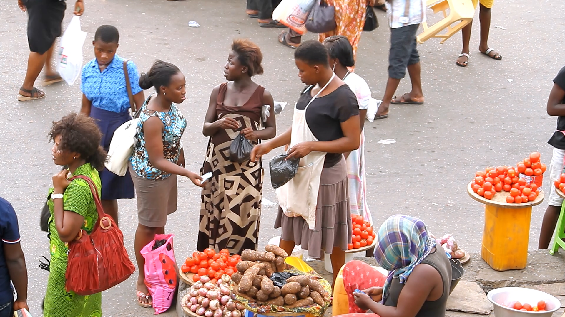 加纳市场 Ghana market